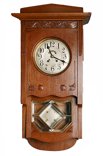 Часы настенные (Металл, дерево, стекло - Россия, Henri Moser and Cie, начало ХХ века) Henry Moser & Cie 1906 г инфо 6417g.