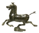 Фигура летящего коня (металл) Восток, середина XIX века 1830 г инфо 6628g.