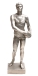 Статуэтка "Волейболист" Алюминевый сплав СССР, вторая половина ХХ века основании плохо читаемая надпись "Мурзин" инфо 6634g.