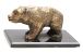 Статуэтка "Медведь" Металл, поделочный камень СССР (?), ХХ век хорошая Мелкие сколы на основании инфо 6636g.