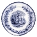 Тарелка декоративная "Руины" Фарфор, деколь, подглазурная роспись Англия, марка "Copeland", середина XIX века по кайме - растительным орнаментом инфо 7082g.