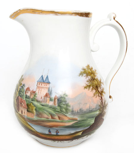 Кувшин Фарфор, роспись Западная Европа, вторая половина XIX века 1870 г инфо 7238g.