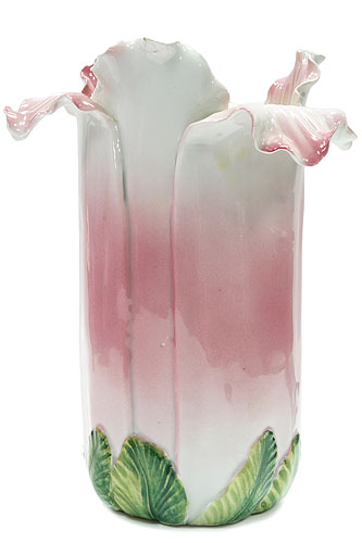 Ваза "Лилия" (Фаянс, глазурь - Западная Европа, конец XIX века) придают вазе красоту и изысканность инфо 7506g.