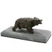 Пресс-папье "Медведь" Бронза, камень Российская Империя, конец XIX века основание прикреплен защитный тканевый лоскут инфо 7710g.